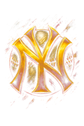 New York Halftone (black backround)