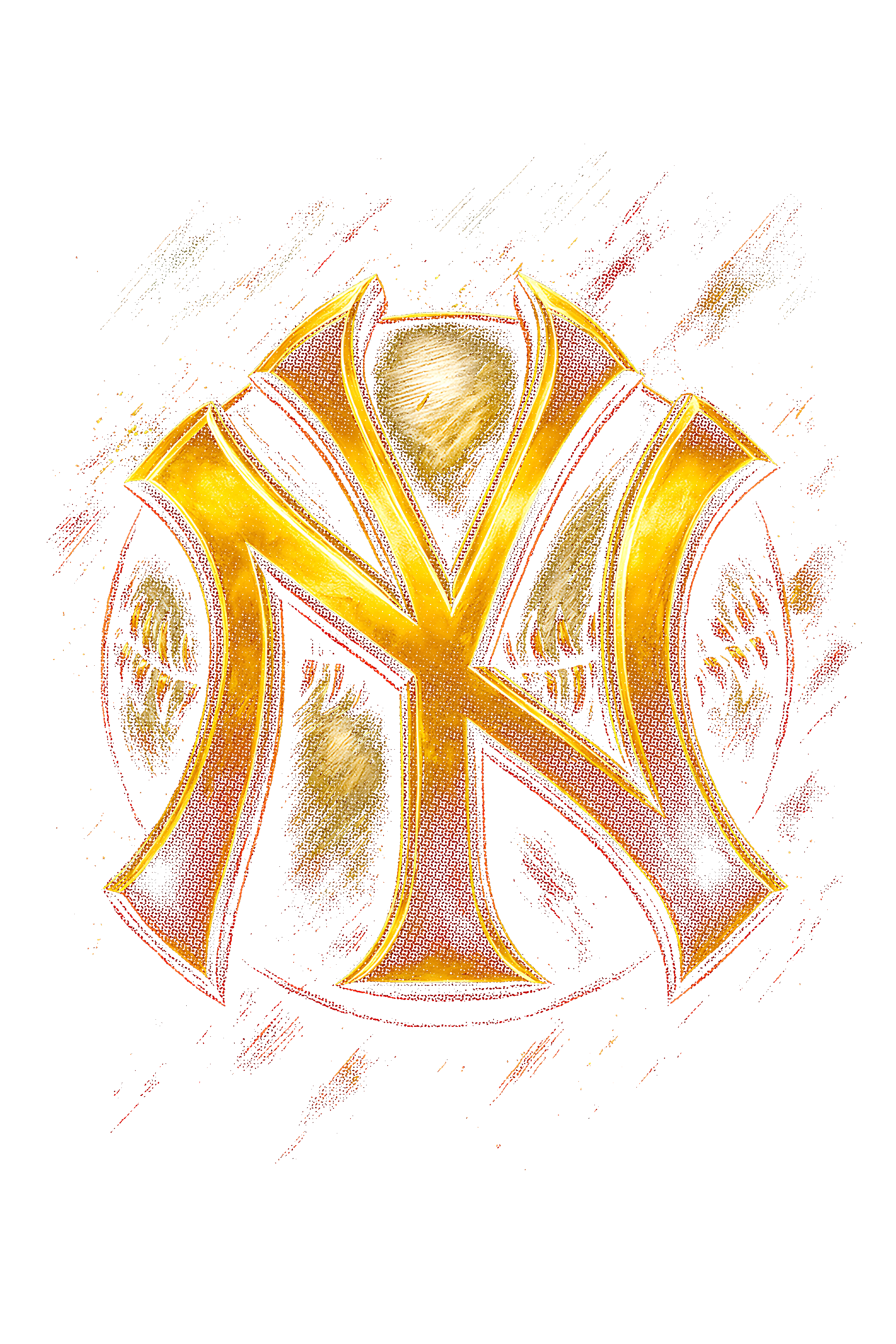 New York Halftone (black backround)