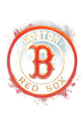 Boston Redsox Halftone (black backround)