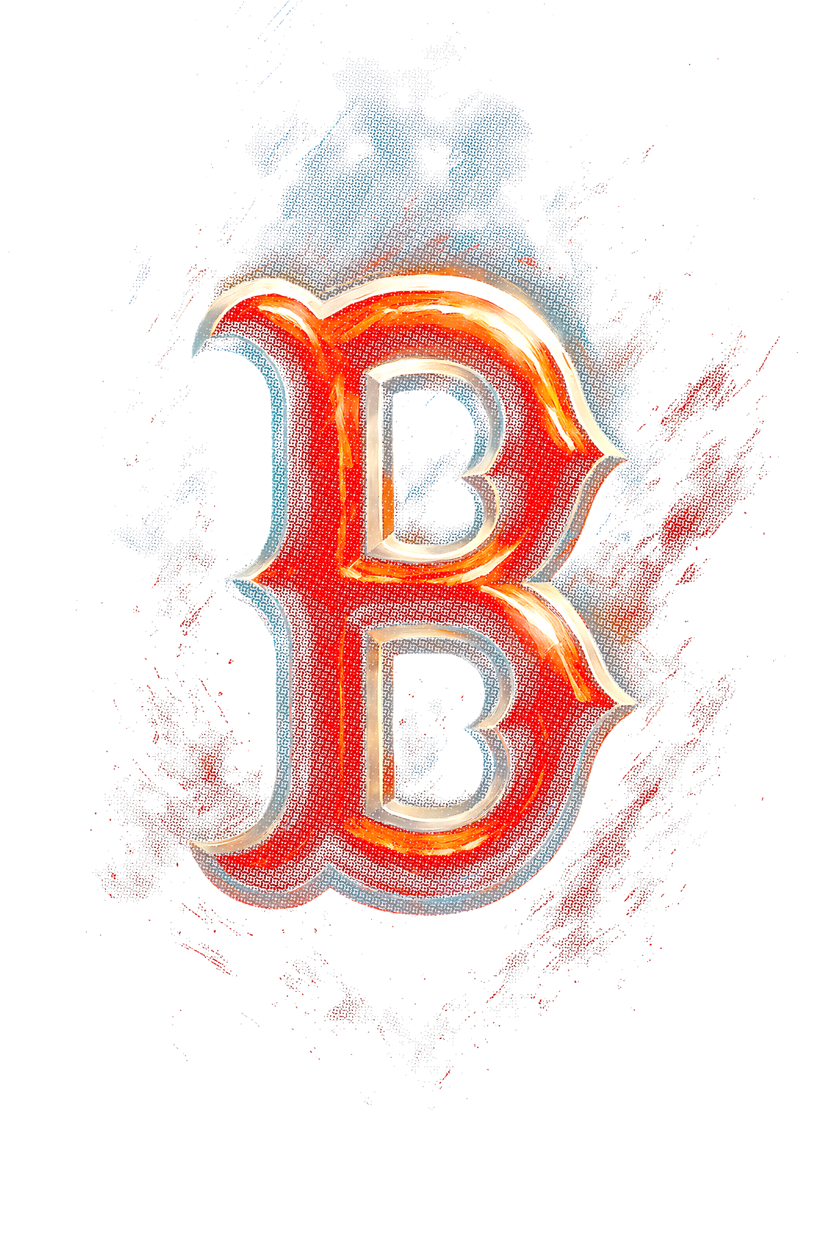 Boston Halftone (black backround)