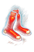 Red Sox Halftone (black backround)