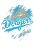 Dodgers Halftone (black backround)