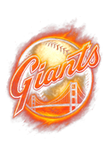 Giants Halftone (black backround)