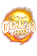 Giants Halftone (black backround)