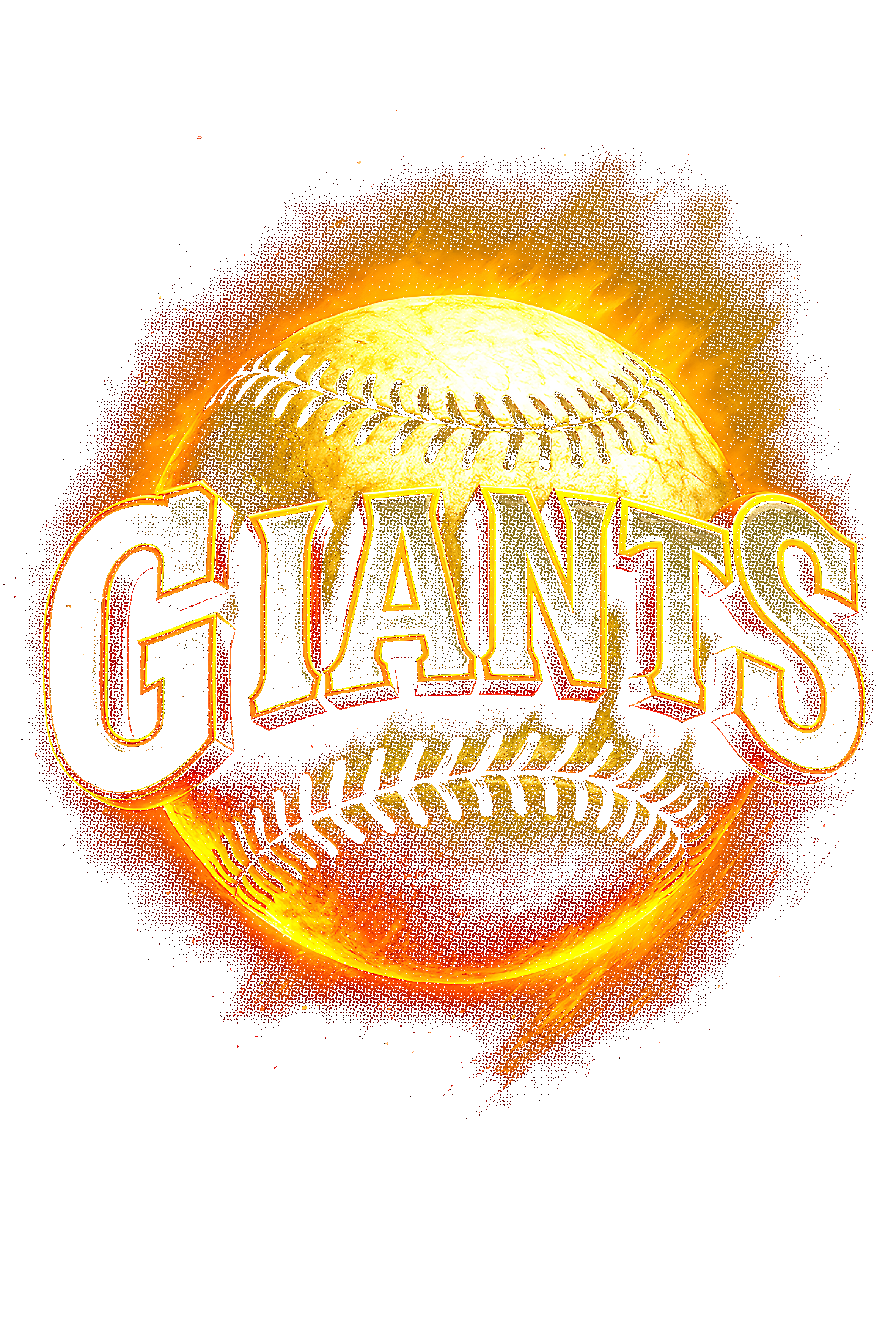 Giants Halftone (black backround)