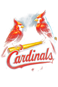 Cardinals Halftone (black backround)