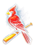 Cardinals Halftone (black backround)