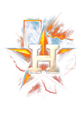 H Halftone (black backround)
