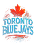 Toronto Blue Jays Halftone (black backround)