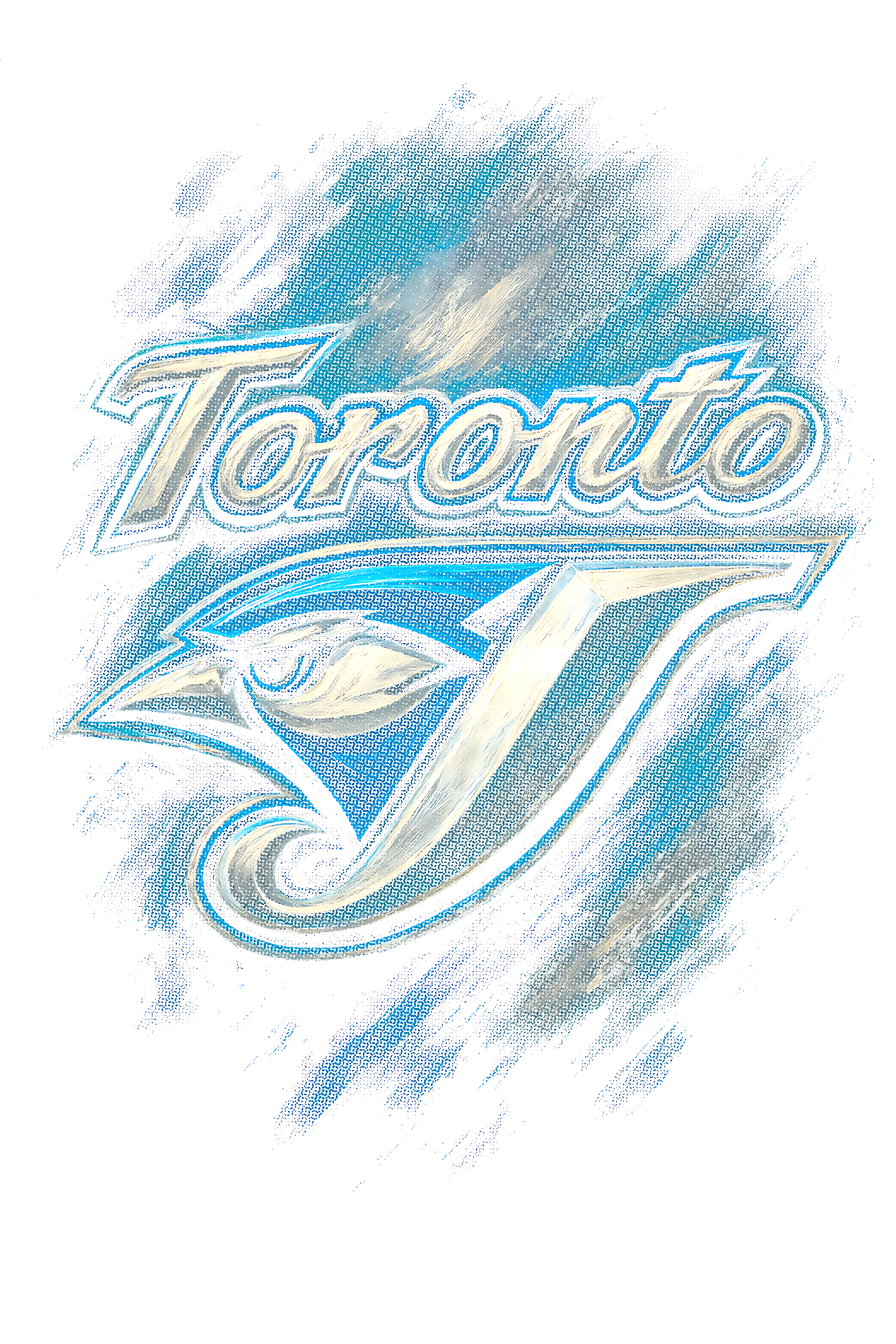 Toronto Halftone (black backround)