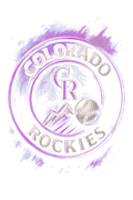 Coloorada Rockies Halftone (black backround)