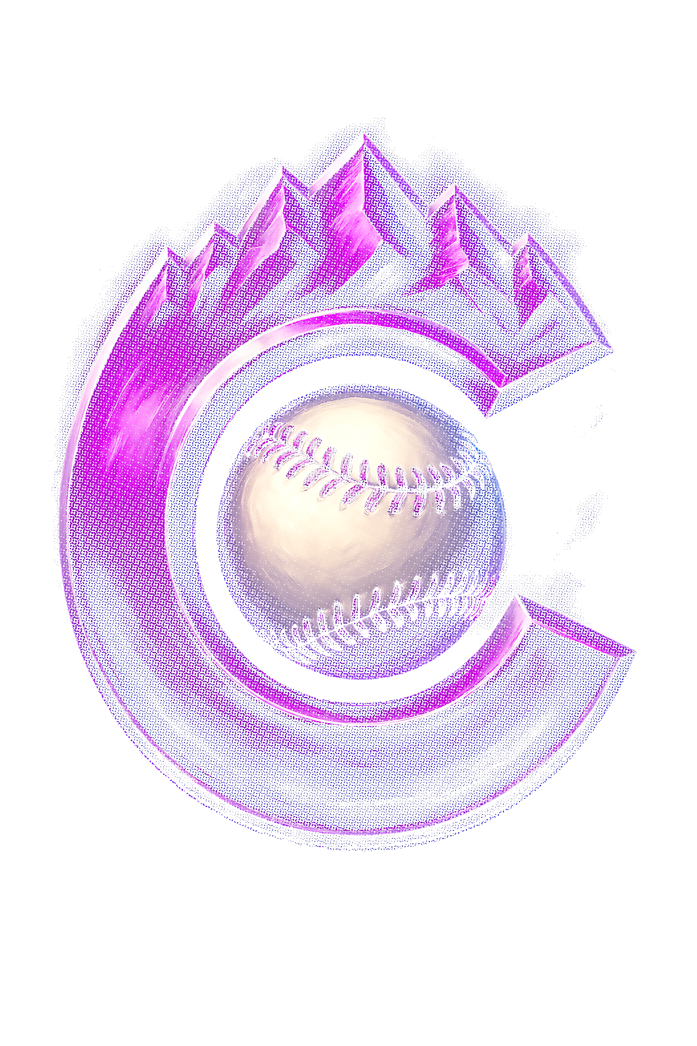 Colorado Rockies Halftone (black backround)