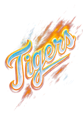 Tigers Halftone (black backround)