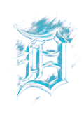 Baseball Halftone (black backround)