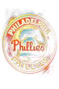 Philidelphia Phillies Halftone (black backround)