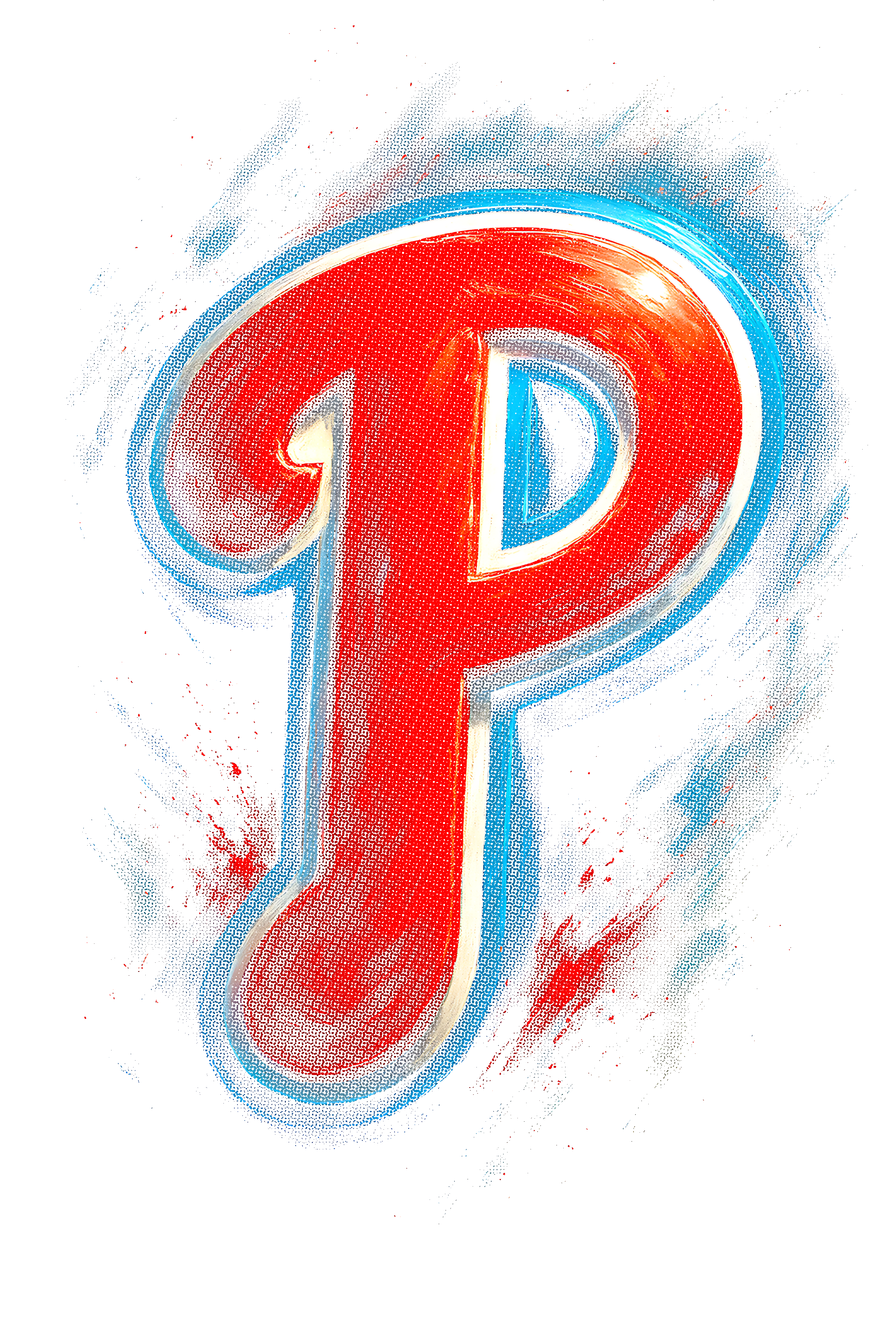 P Halftone (black backround)