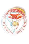Arizona Diamondbacks Halftone (black backround)