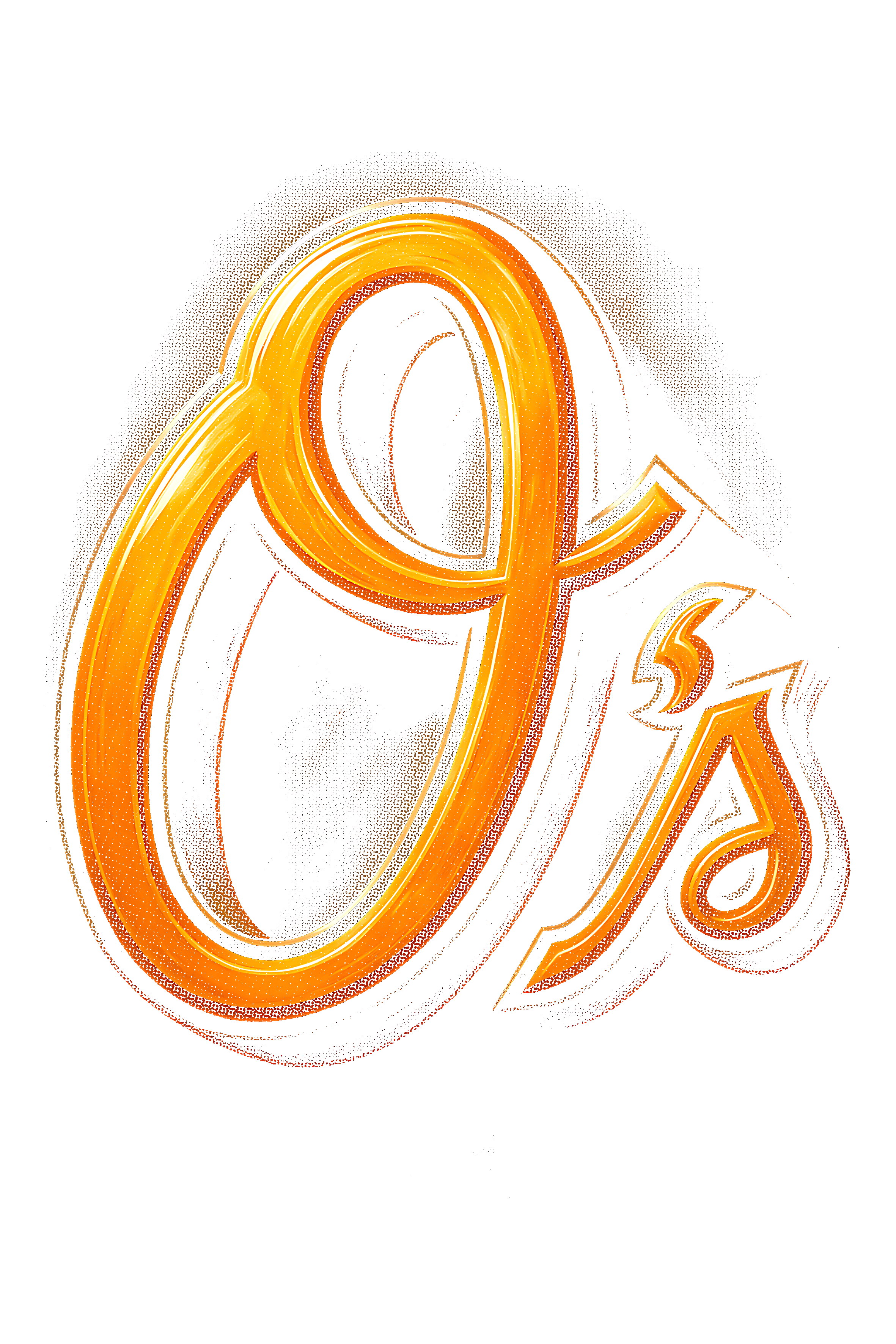 O Halftone (black backround)