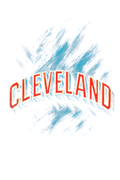 Cleveland Halftone (black backround)