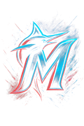 Marlins Halftone (black backround)