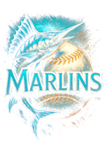 Marlins Halftone (black backround)