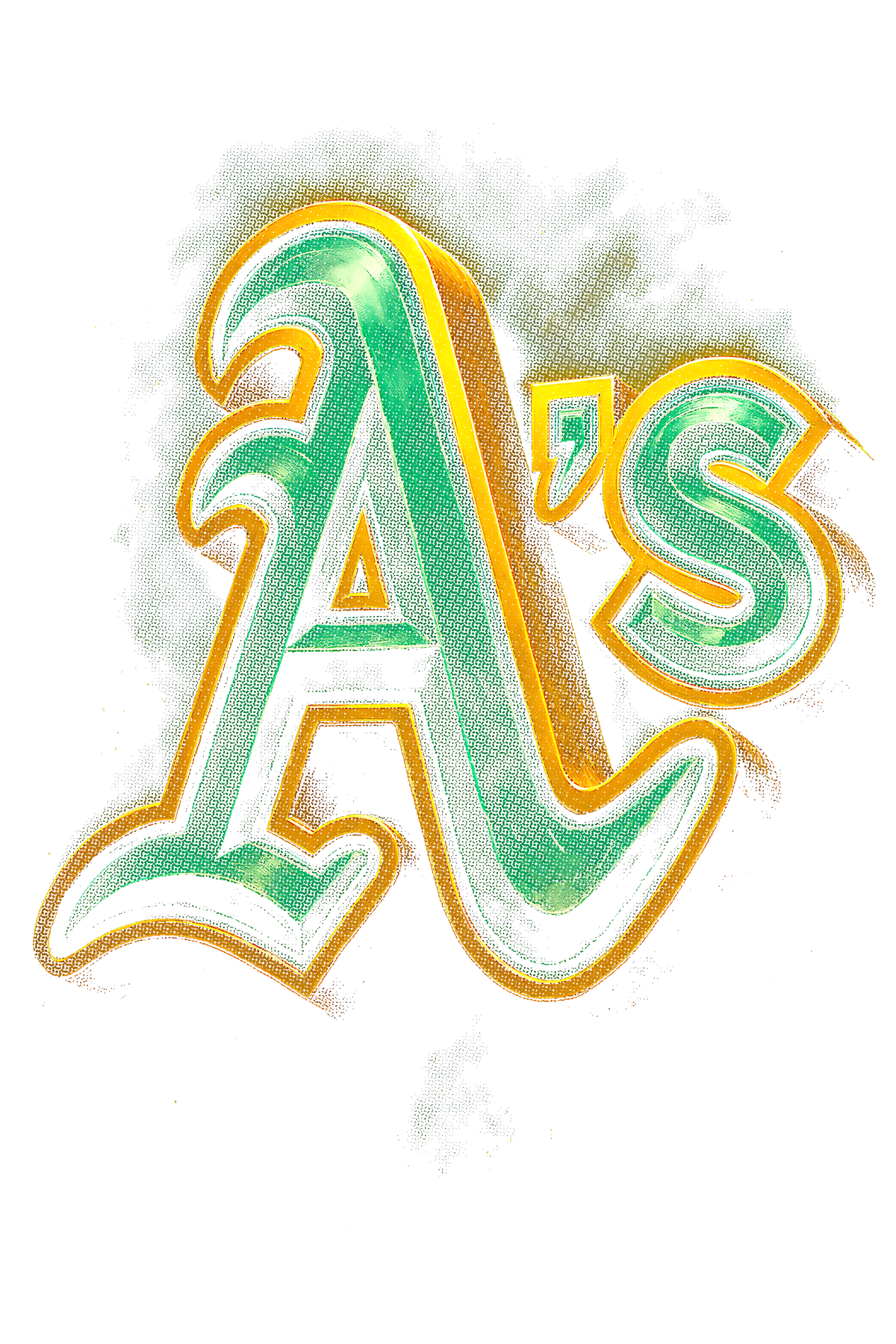 A's Halftone (black backround)