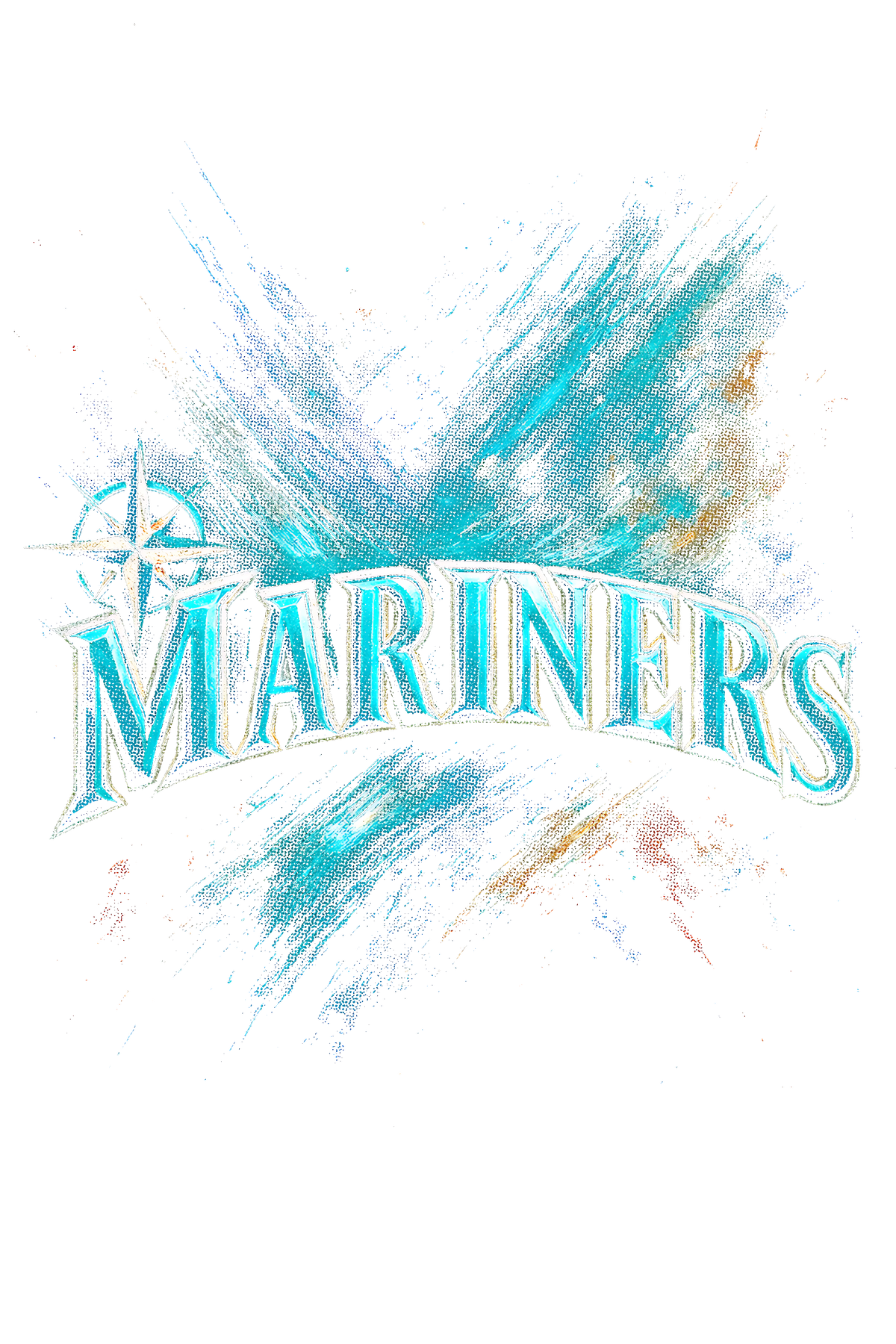 Mariners Halftone (black backround)