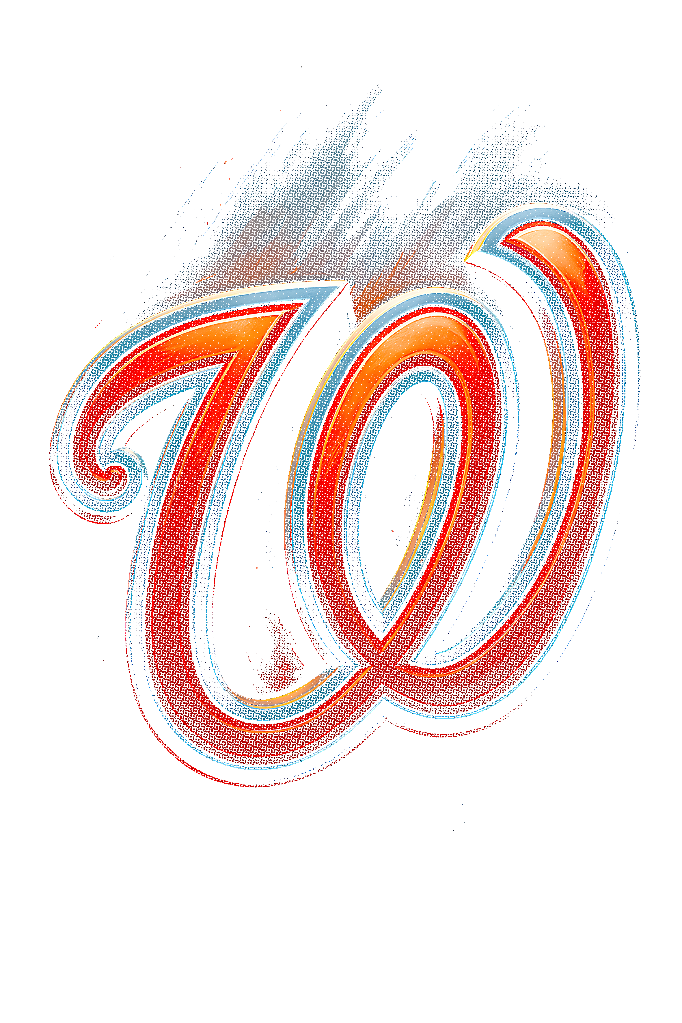 W Halftone (black backround)