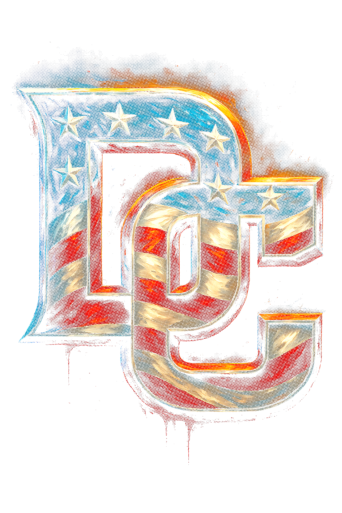 DC Halftone (black backround)