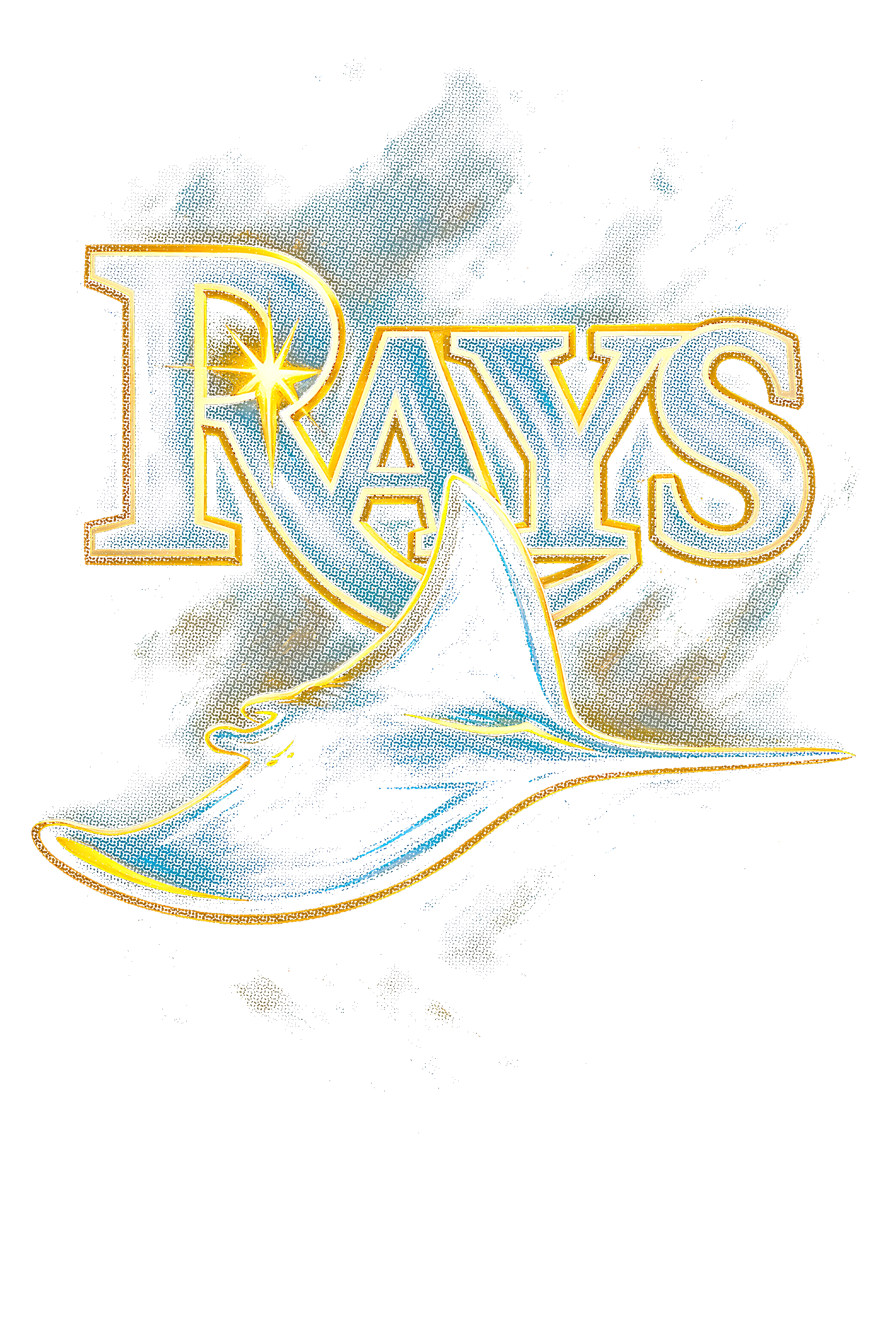 Rays Halftone (black backround)