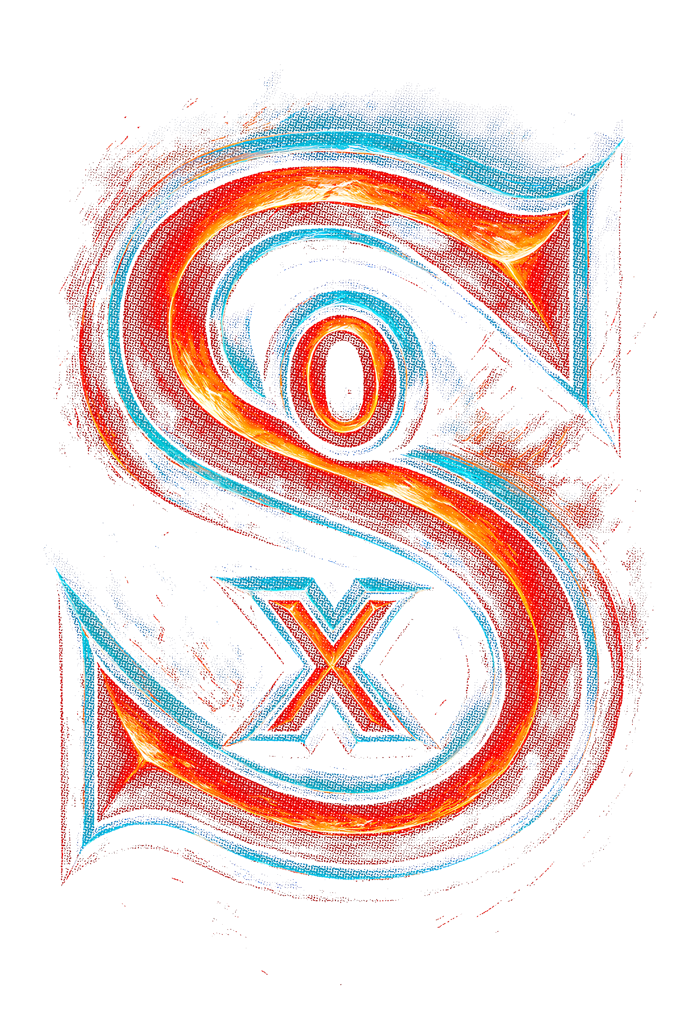 Red Sox Halftone (black backround)