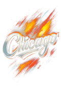Chicago Halftone (black backround)