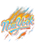 New York Halftone (black backround)