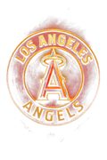 LA Angels Halftone (black backround)