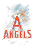 Angels Halftone (black backround)