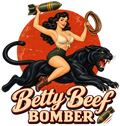 Betty Beef Bomber Pin-Up DTF transfer