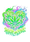 Cannabis 100 Halftone transfer