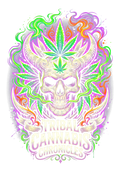 Cannabis 104 Halftone transfer