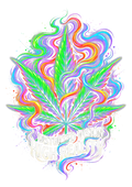 Cannabis 106 Halftone transfer