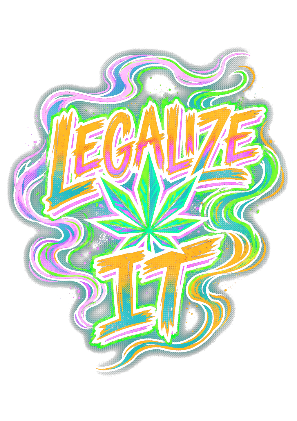 Cannabis 113 Halftone transfer
