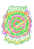 Cannabis 119 Halftone transfer