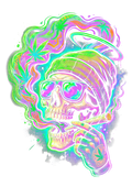 Cannabis 120 Halftone transfer