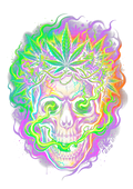 Cannabis 012 Halftone transfer