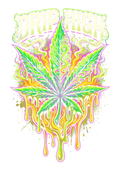 Cannabis 014 Halftone transfer
