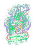 Cannabis 018 Halftone transfer
