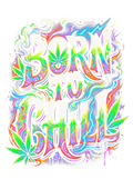 Cannabis 019 Halftone transfer
