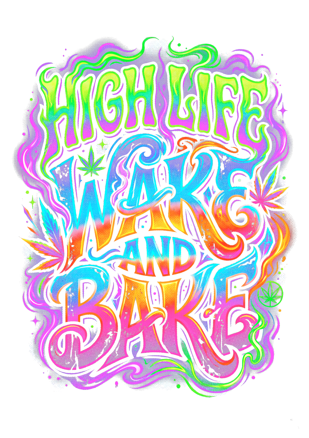 Cannabis 001 Halftone transfer