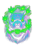 Cannabis 029 Halftone transfer