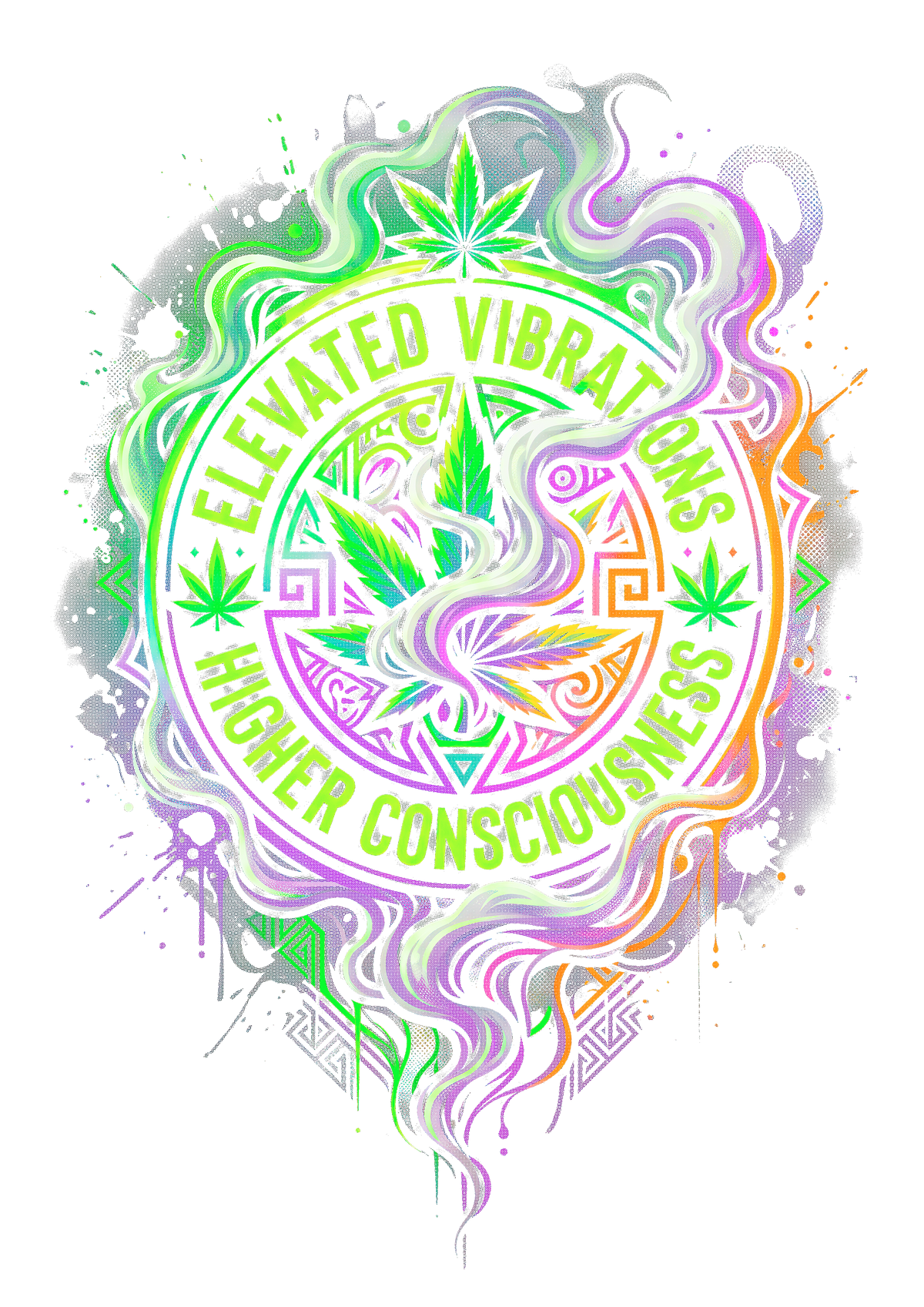 Cannabis 030 Halftone transfer