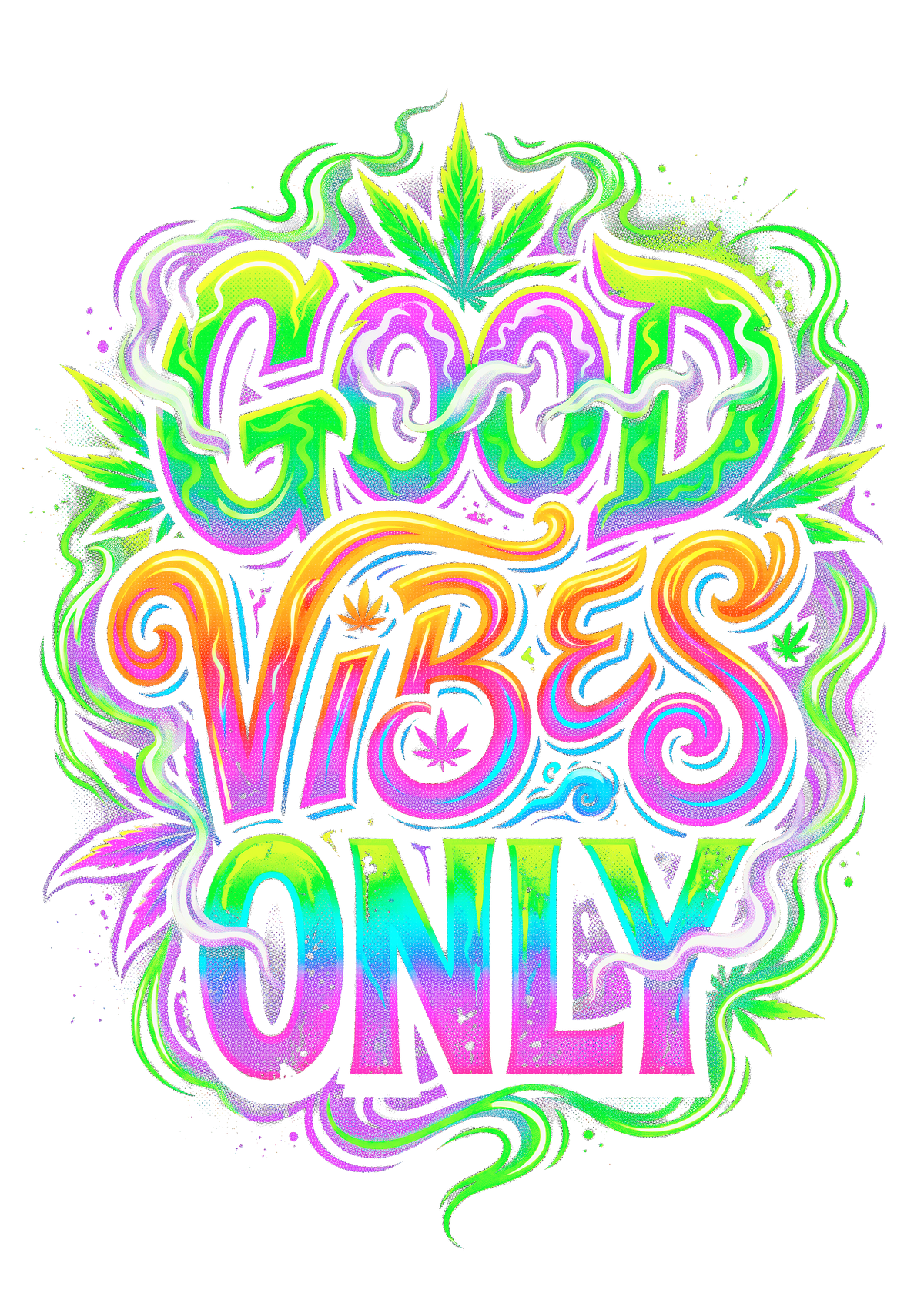 Cannabis 041 Halftone transfer